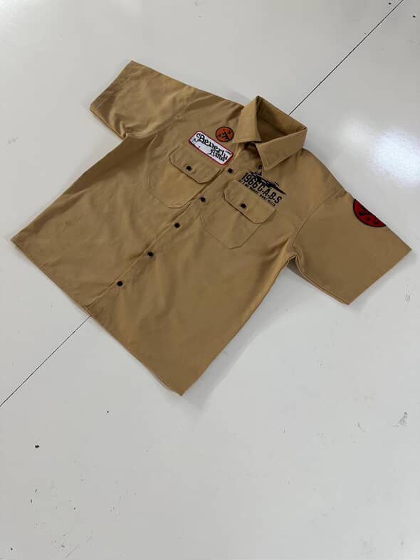 G.A.B.S Tan Collared Button Up
