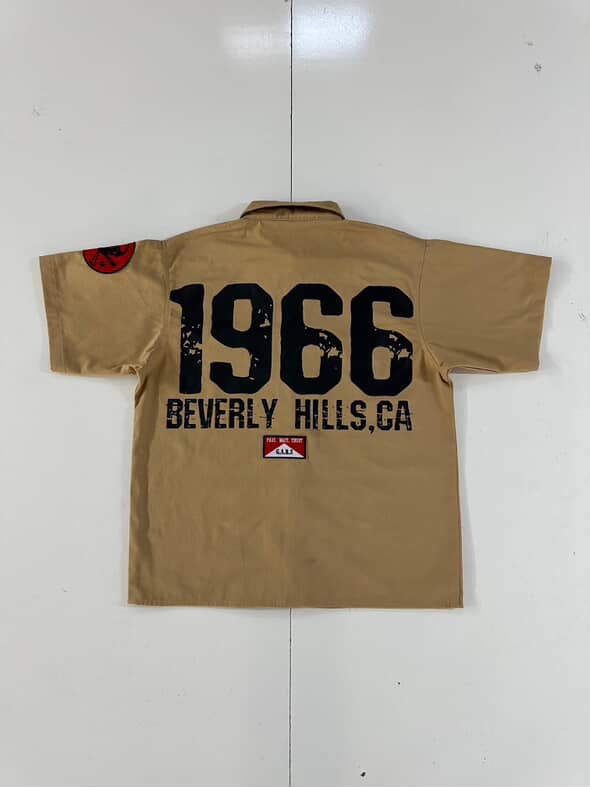 G.A.B.S Tan Collared Button Up