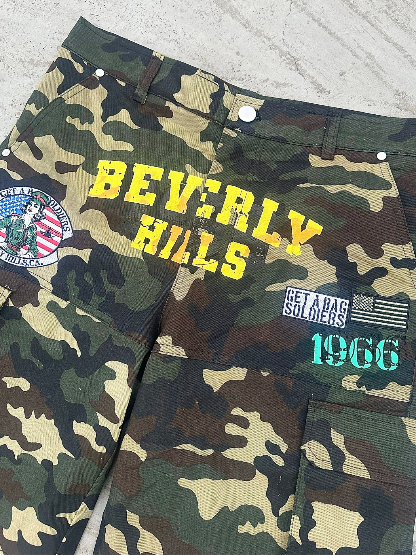 G.A.B.S Camo Cargo Shorts
