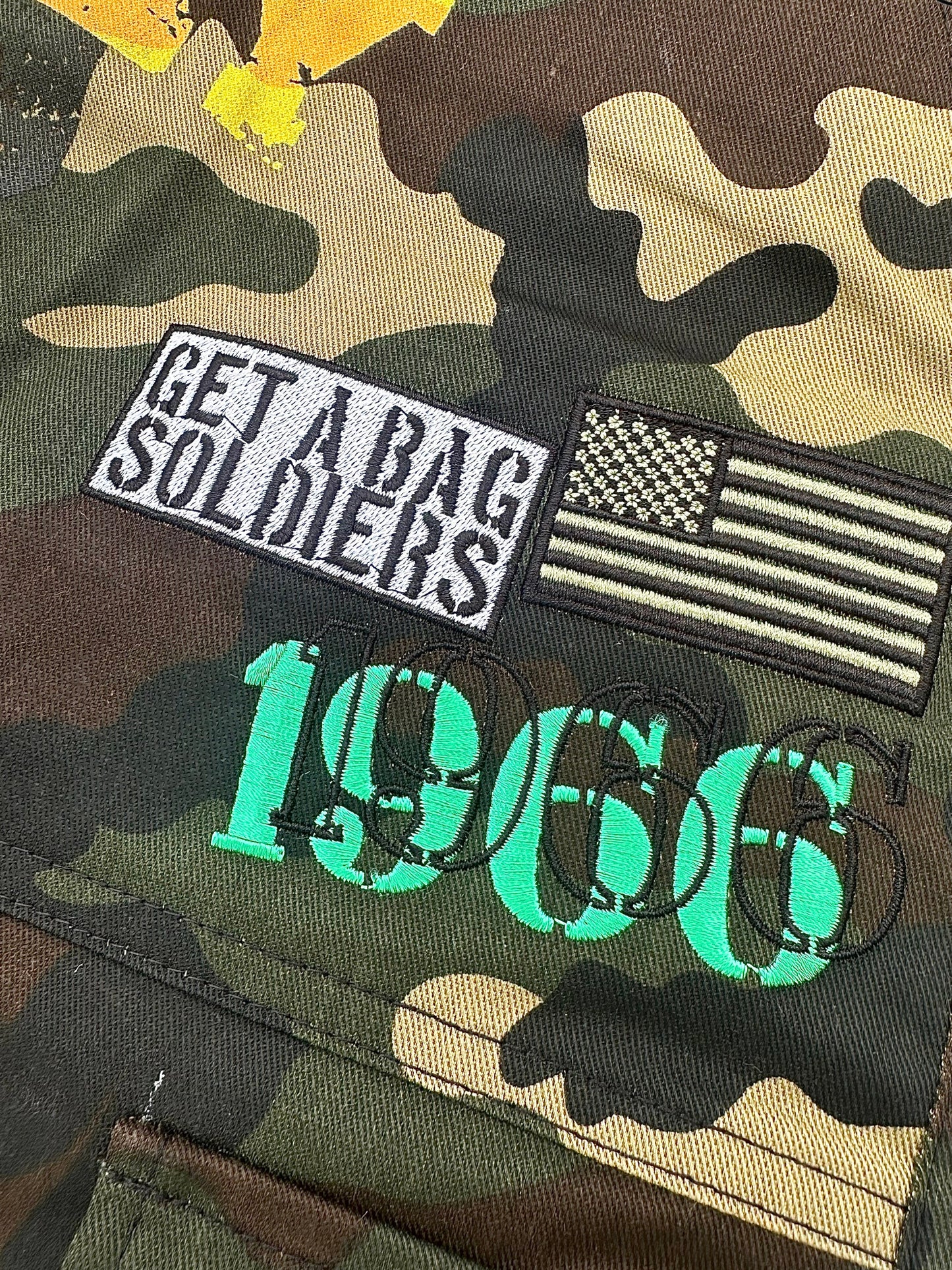 G.A.B.S Camo Cargo Shorts