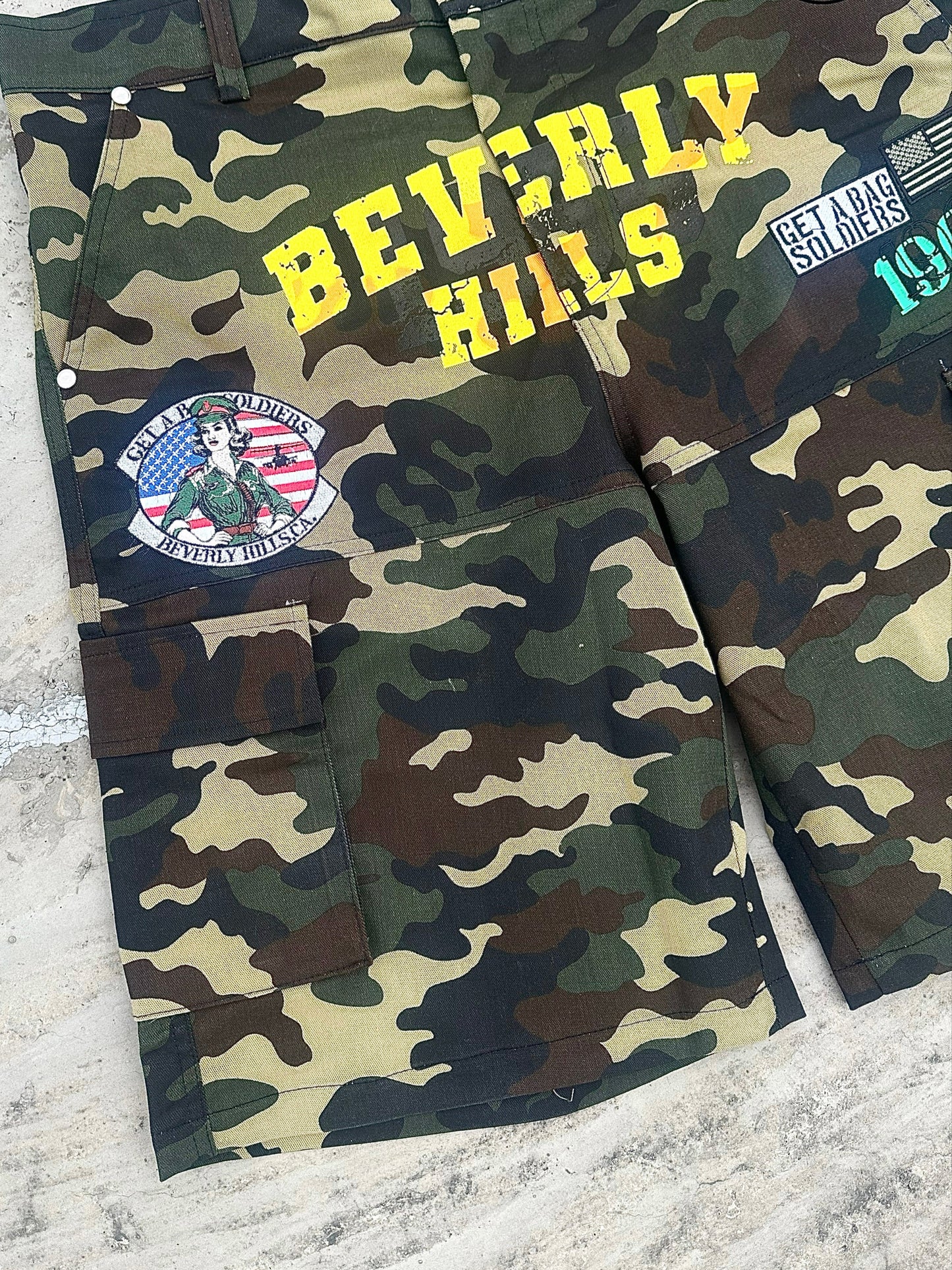 G.A.B.S Camo Cargo Shorts
