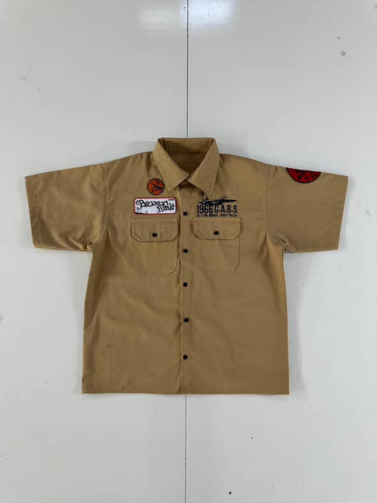 G.A.B.S Tan Collared Button Up