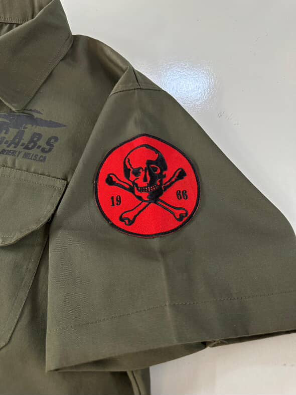 G.A.B.S  Army Green Collar Button Up