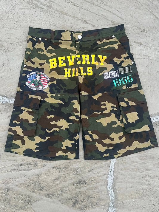 G.A.B.S Camo Cargo Shorts